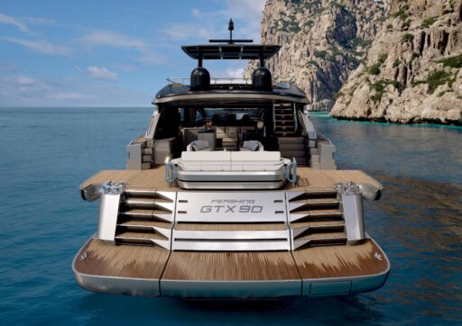 Pershing GTX90 the new Sport Utility Yacht