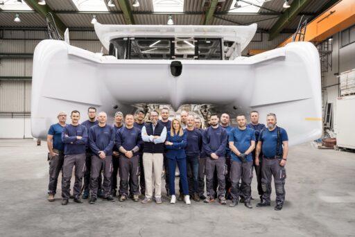 Pioneer Yachts debuts in Cannes with the first solar-electric catamaran