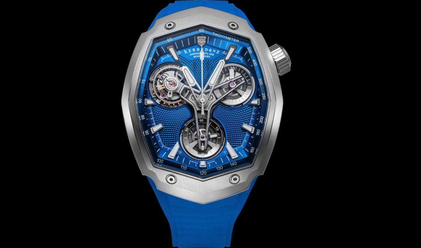 MAXSPOR GR8 41mm Monopusher blu